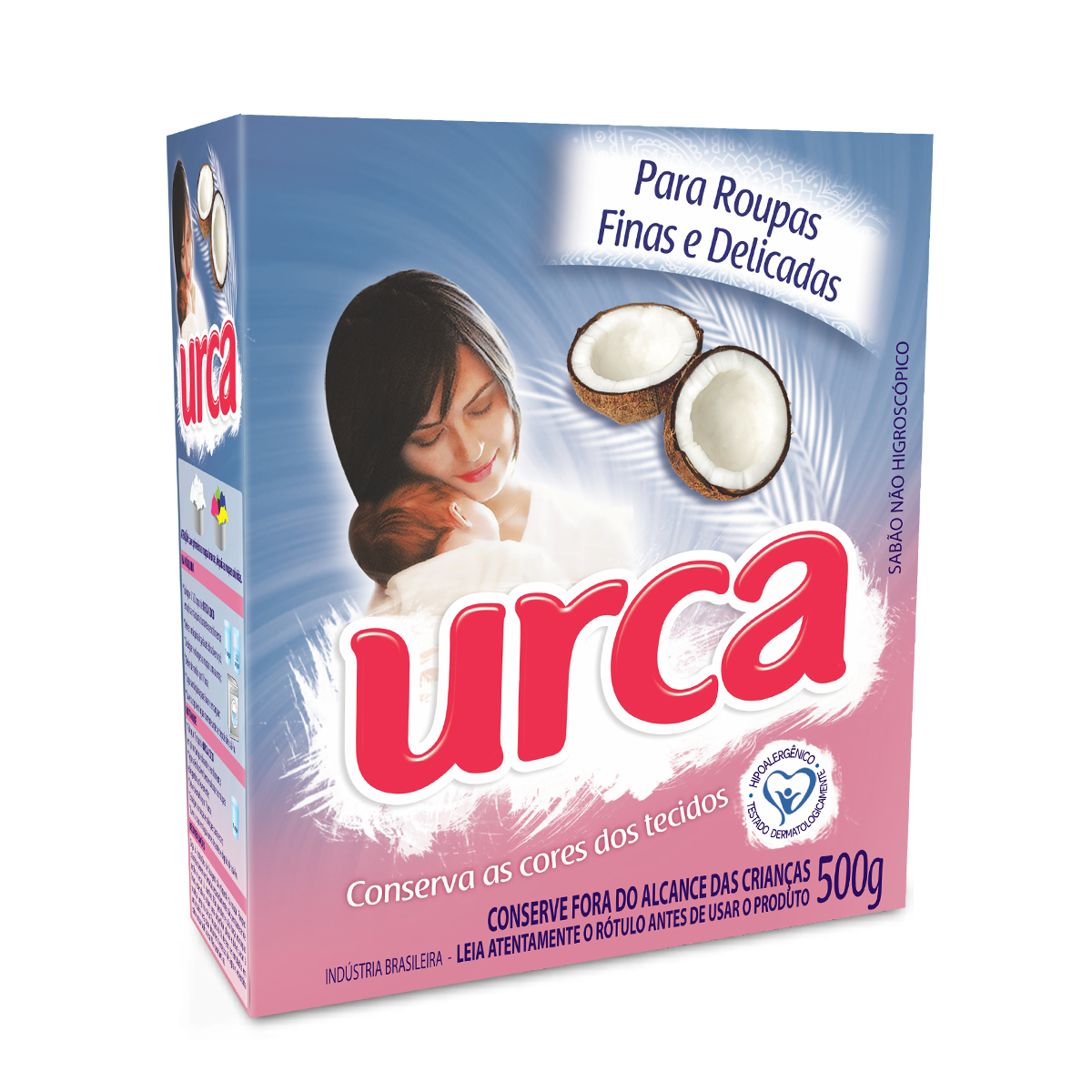 LAVA ROUPAS EM PÓ URCA COCO CX 500G
