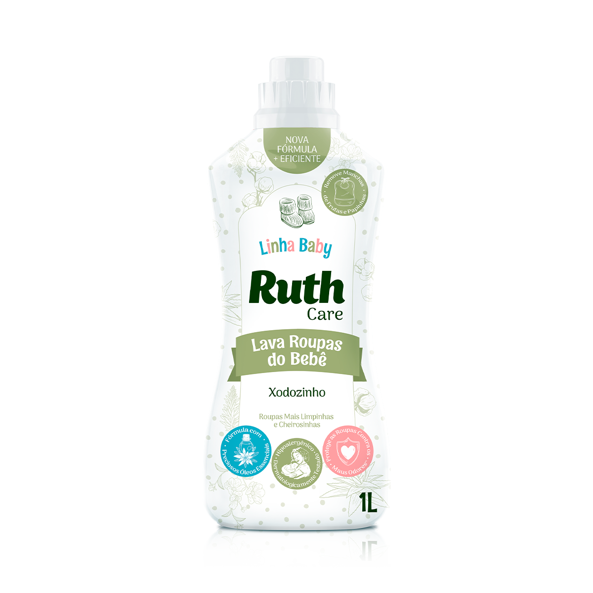 LAVA ROUPAS LÍQUIDO RUTH CARE XODOZINHO 1L