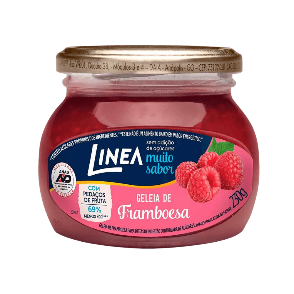 GELEIA DIET LINEA FRAMBOESA POTE 230G