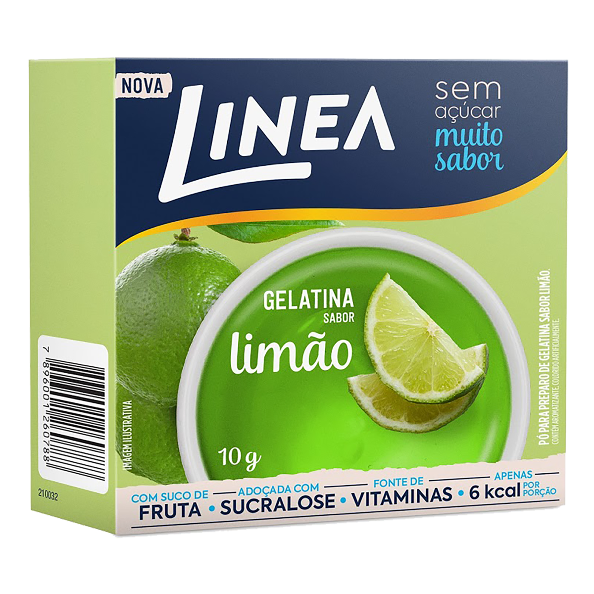 GELATINA LINEA LIMÃO 10G