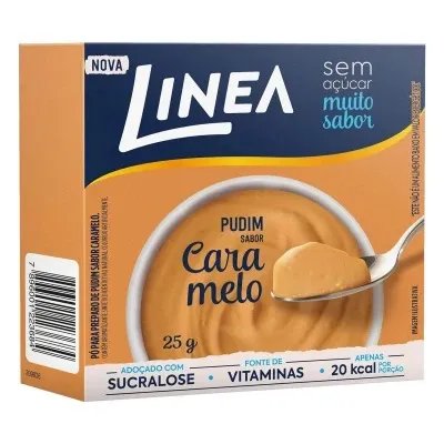 PUDIM EM PÓ LINEA SABOR CARAMELO 25G