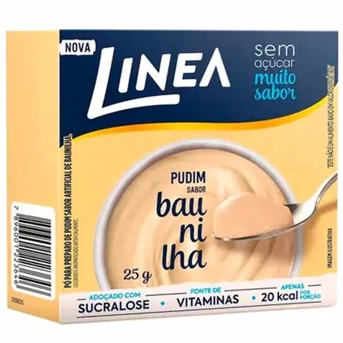 PUDIM EM PÓ LINEA SABOR BAUNILHA 25G