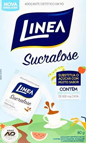 ADOÇANTE DIETÉTICO PÓ LINEA 100X0,5G