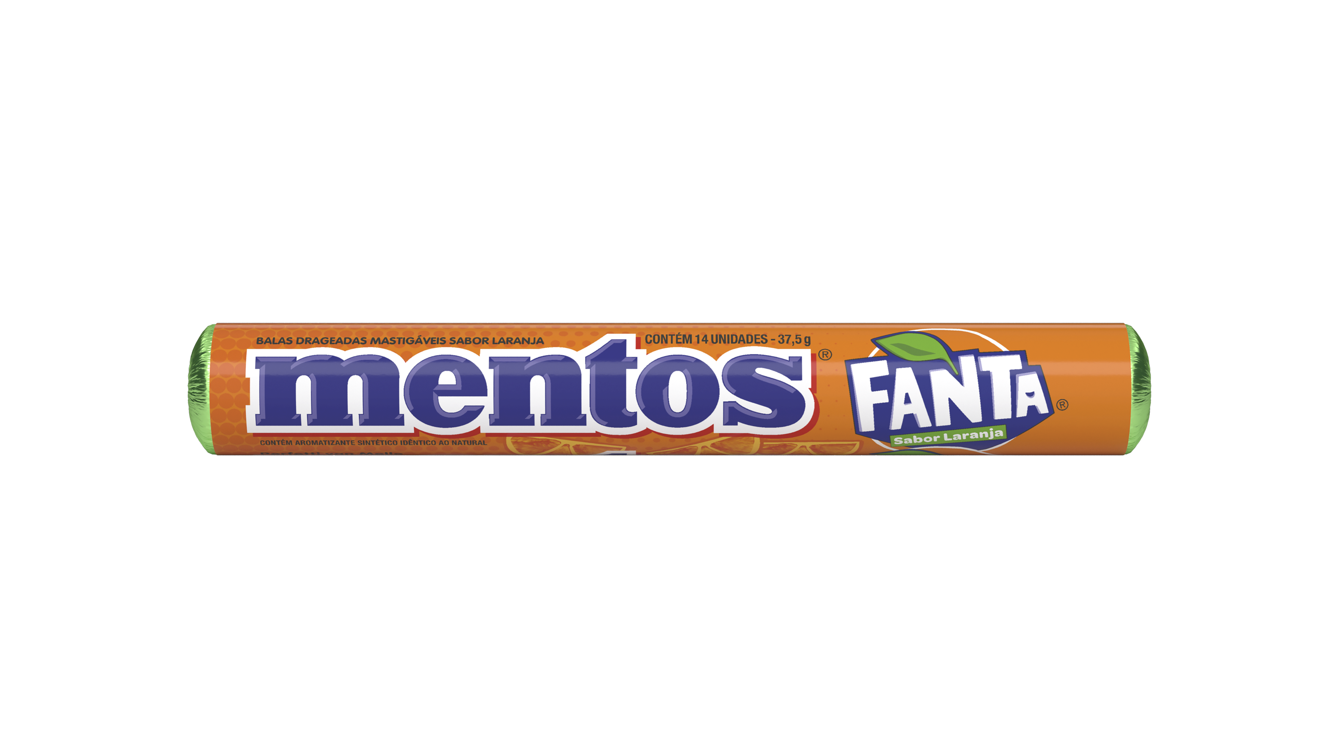 MENTOS STICK FANTA LARANJA 16X37,5G 600G