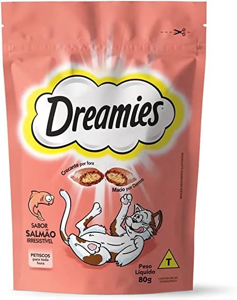 DREAMIES PETISCOS SALMÃO 80G