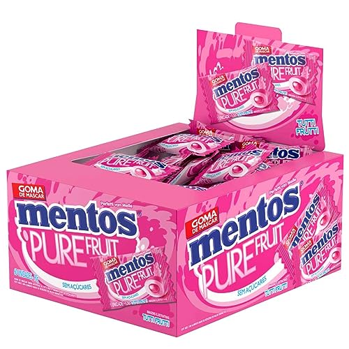 *MENTOS MONOPEÇA PURE FRUIT TUTTI FRESH 90G