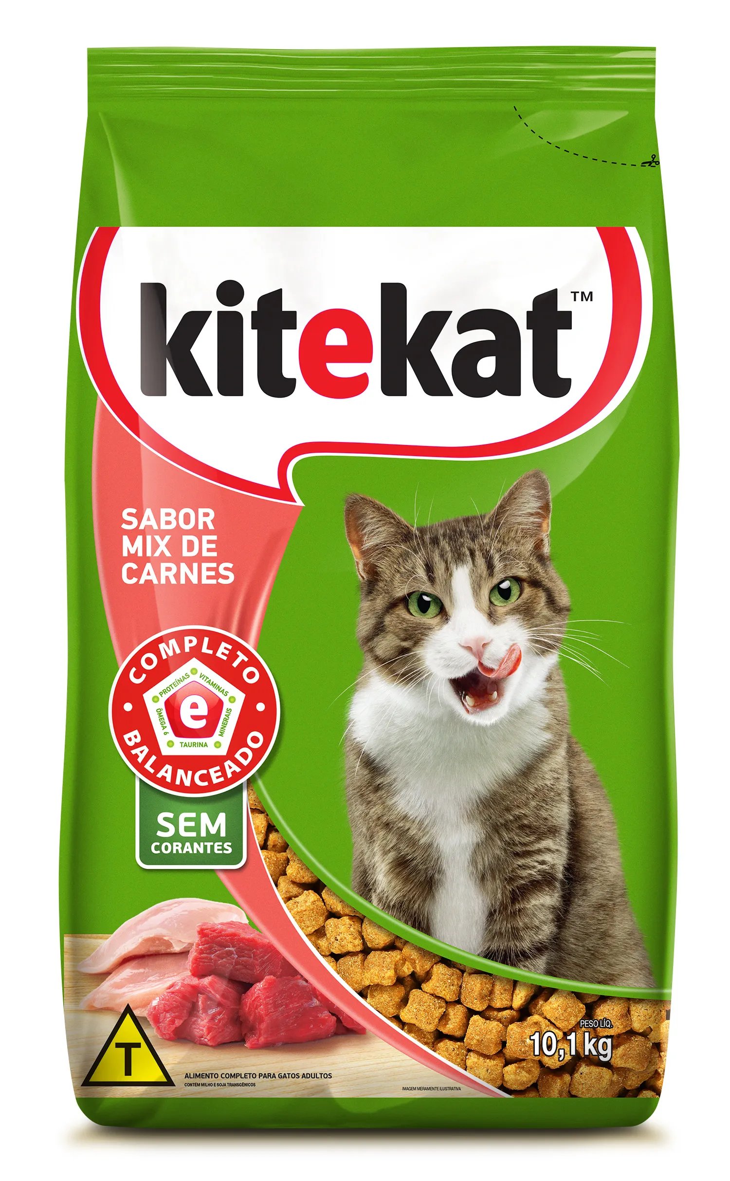 KITEKAT ADULTO MIX DE CARNES 10,1KG