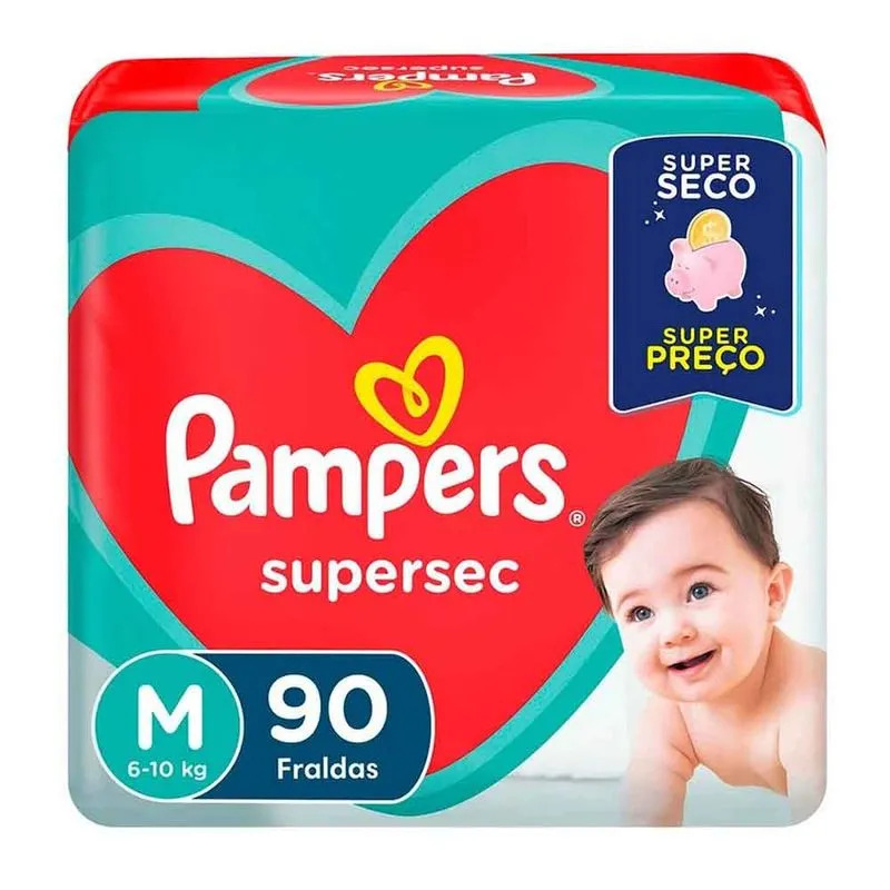 *FDA. PAMPERS SUPERSEC M C/ 90