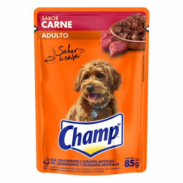 CHAMP SACHÊ ADULTO CARNE 85G