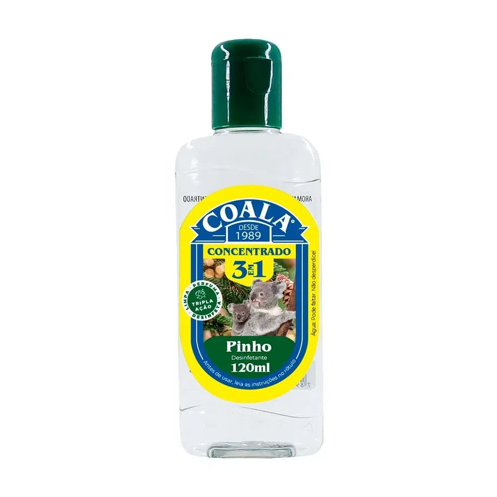 DESINFETANTE CONCENTRADO COALA 3 EM 1 PINHO 120ML