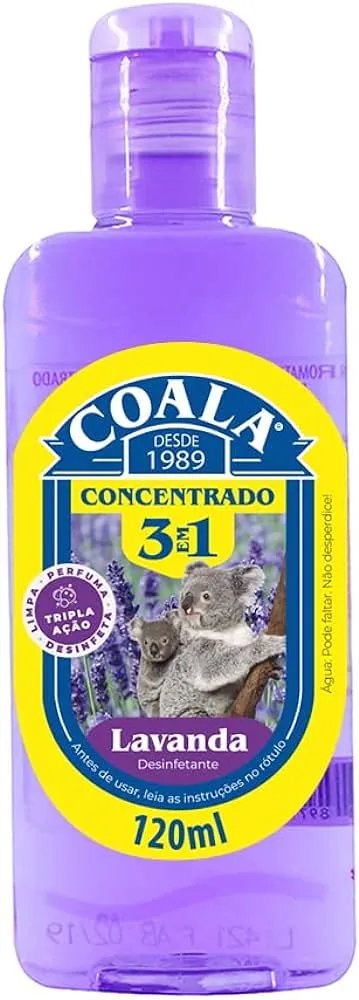 DESINFETANTE CONCENTRADO COALA 3 EM 1 LAVANDA 120ML