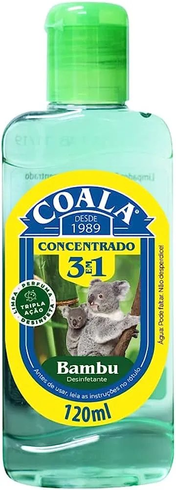 DESINFETANTE CONCENTRADO COALA 3 EM 1 BAMBU 120ML