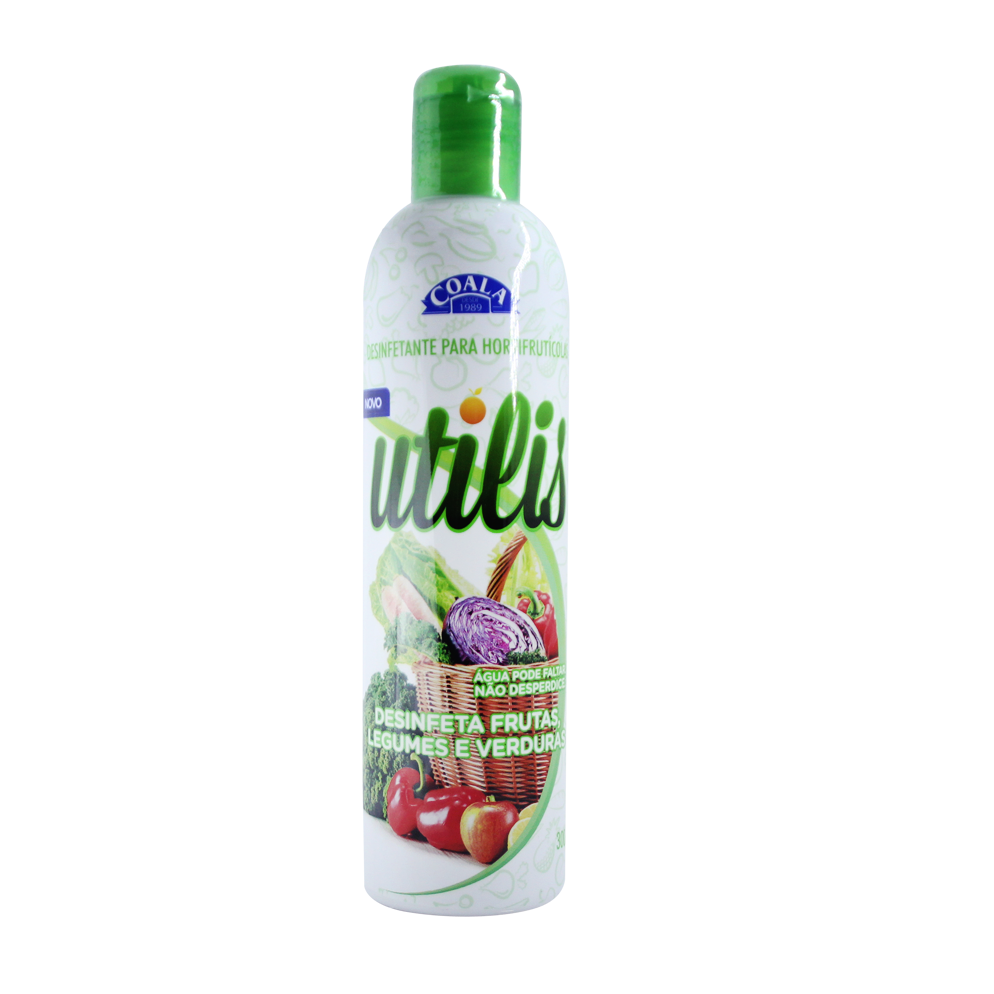 DESINFETANTE HORTIFRUTÍCOLAS UTILIS CAIXA 300ML