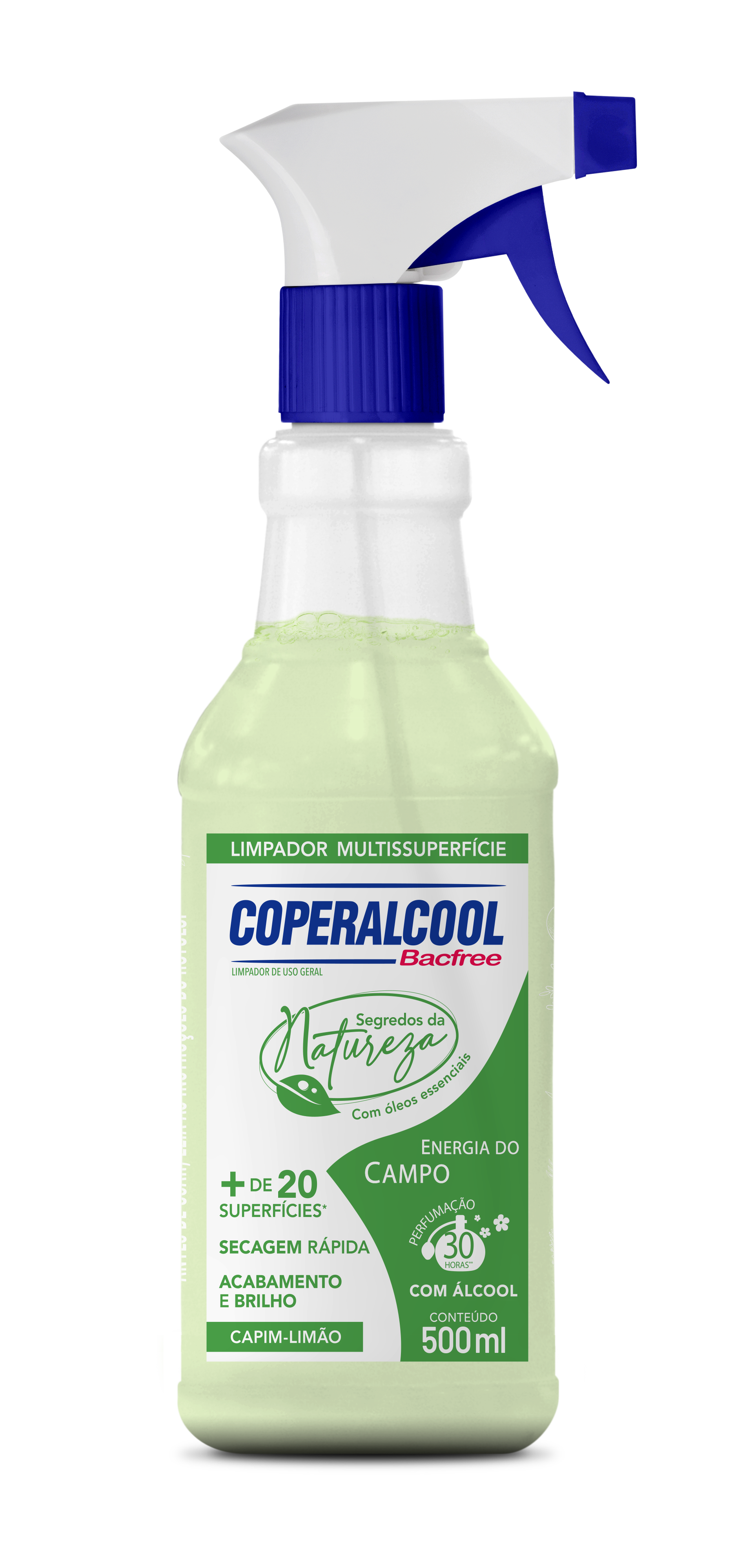 LIMPADOR MULTISSUPERFÍCIE COPERALCOOL ENERGIA DO CAMPO 500ML