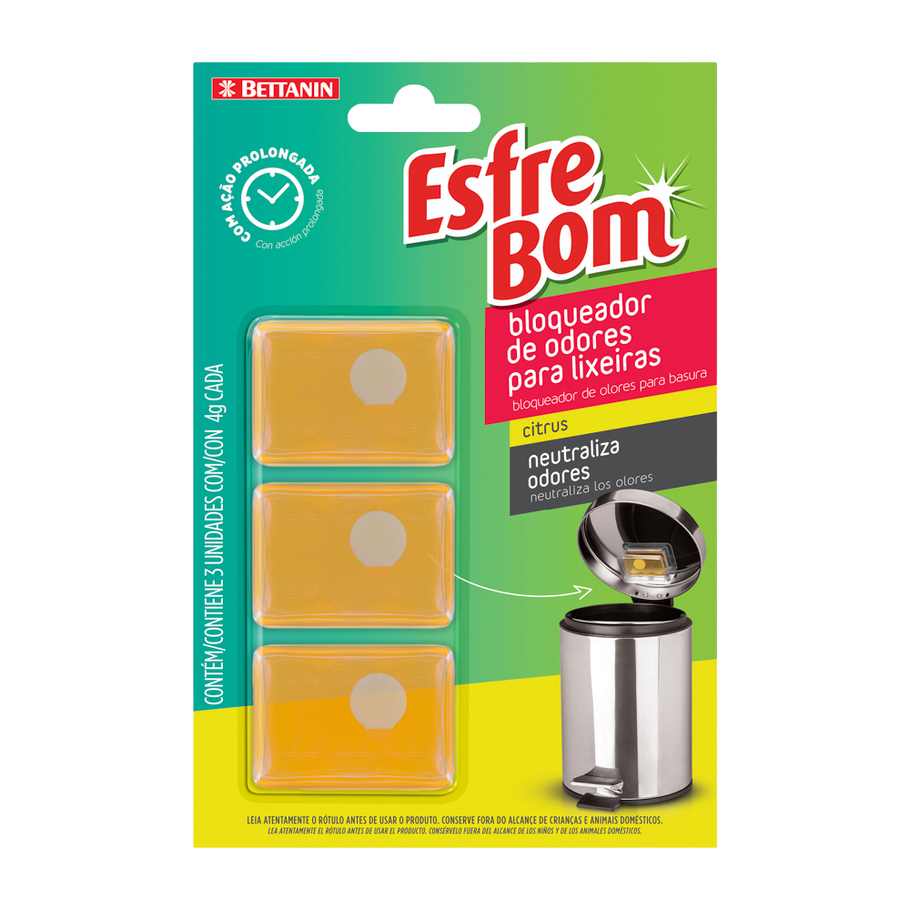 BLOQUEADOR DE ODORES PARA LIXEIRAS ESFREBOM