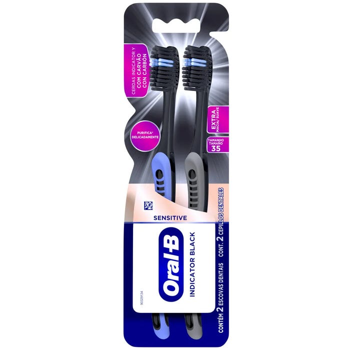 *ESCOVA DENTAL ORAL-B INDICATOR BLACK 35