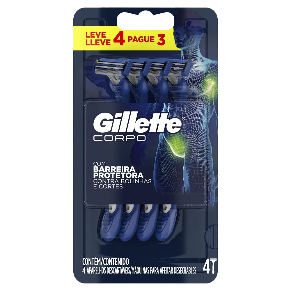 *APAR. DE BARBEAR GILLETTE DISPO CORPO L