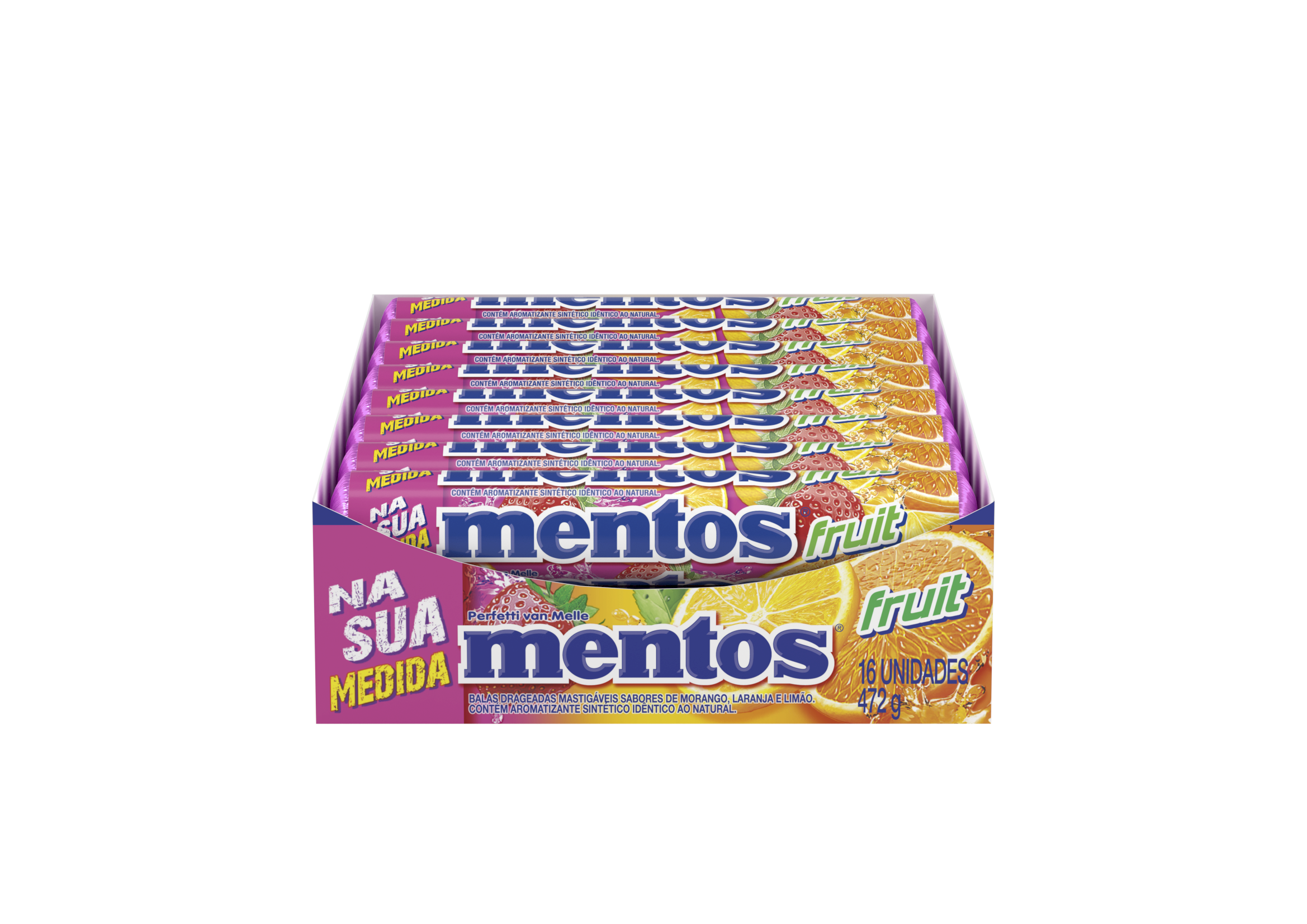 MENTOS STICK FRUIT 16X29,5G 472G