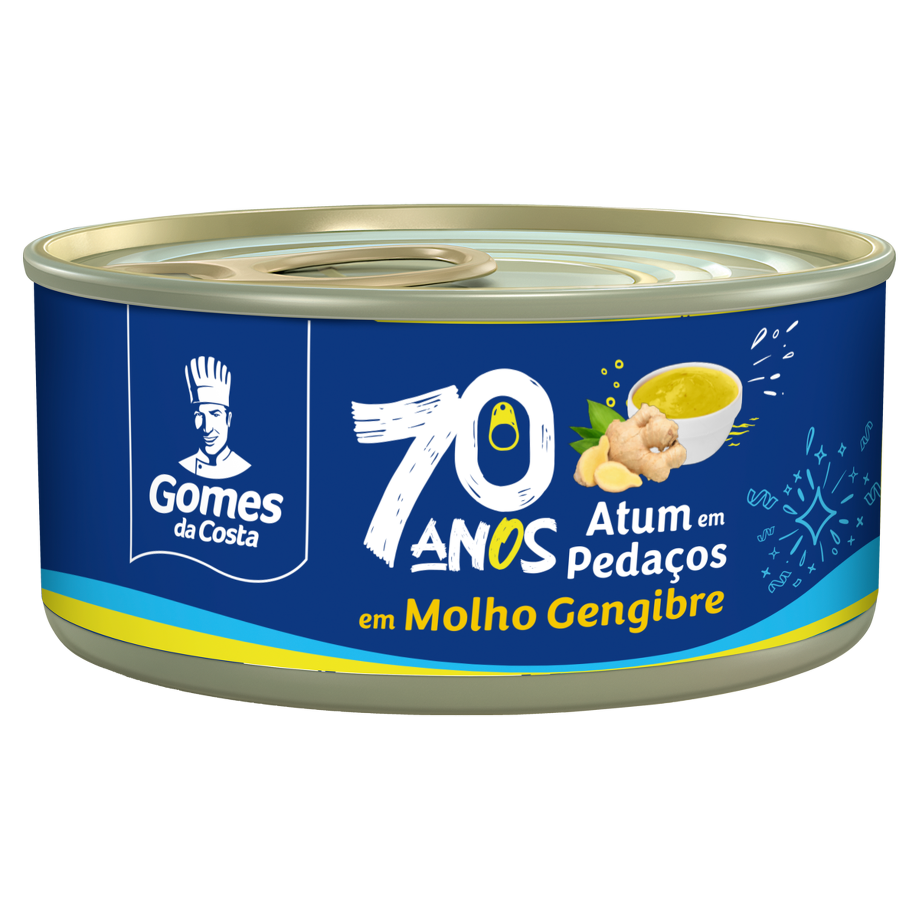 ATUM GOMES DA COSTA PEDAÇOS EM MOLHO GENGIBRE 140GR