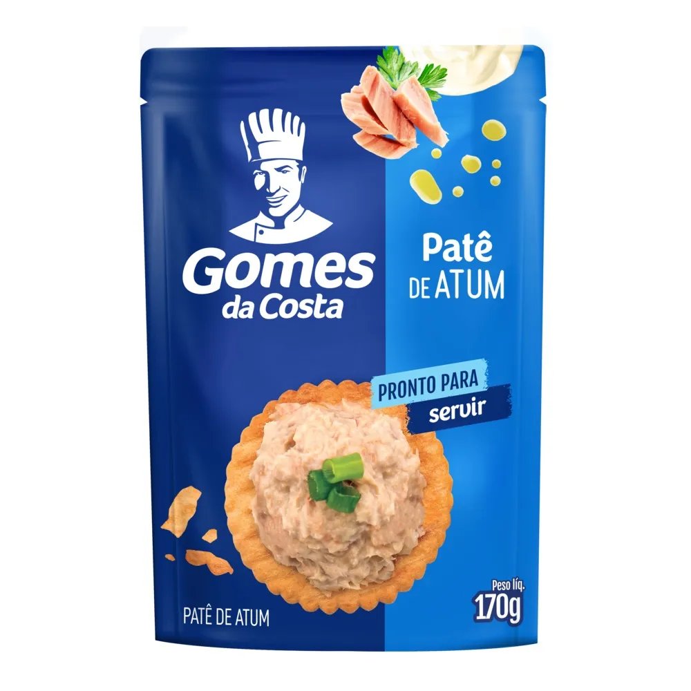 PATÊ DE ATUM GOMES DA COSTA TRADICIONAL POUCH 170GR