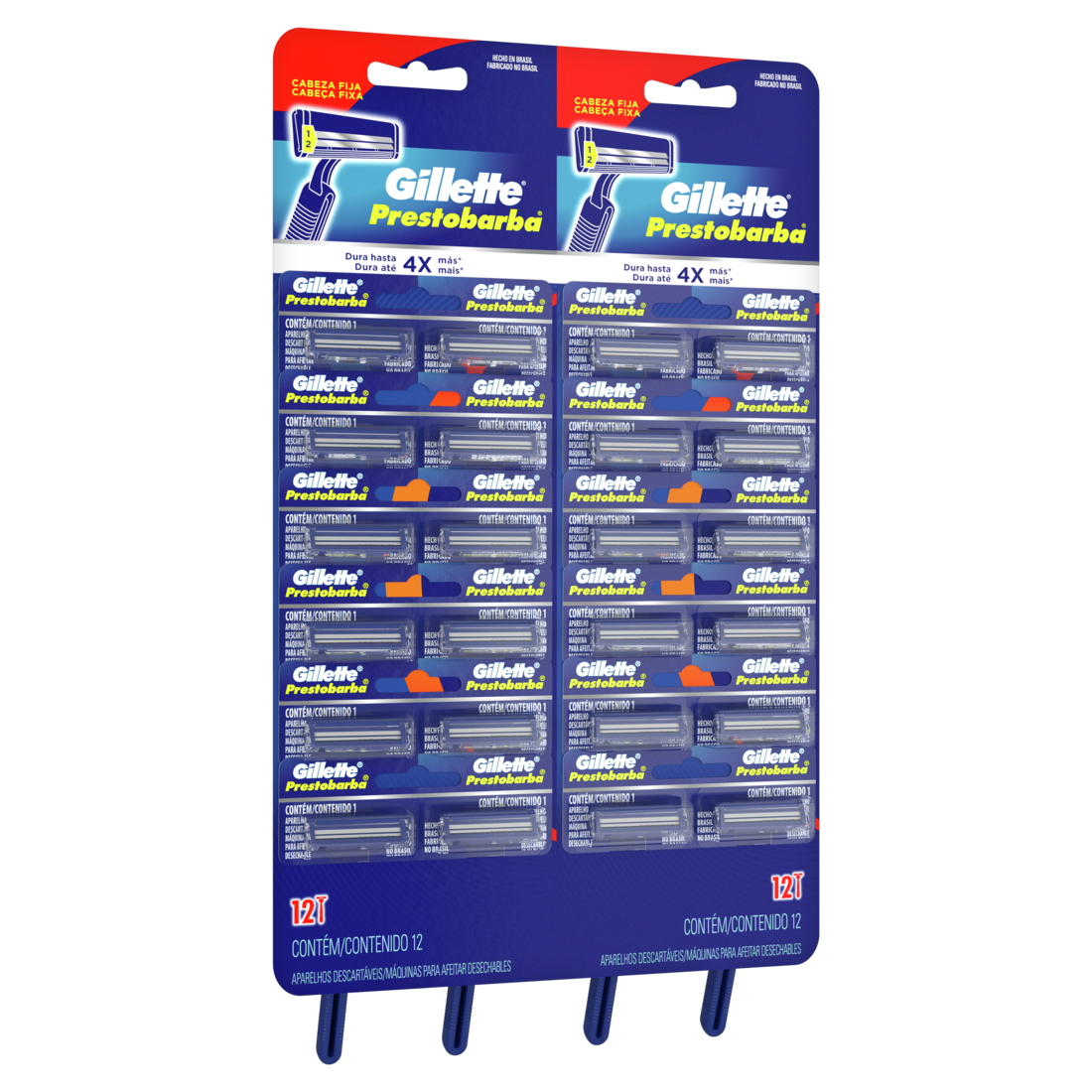 *APAR. DE BARBEAR GLT PRES 2 MASC C/ 24