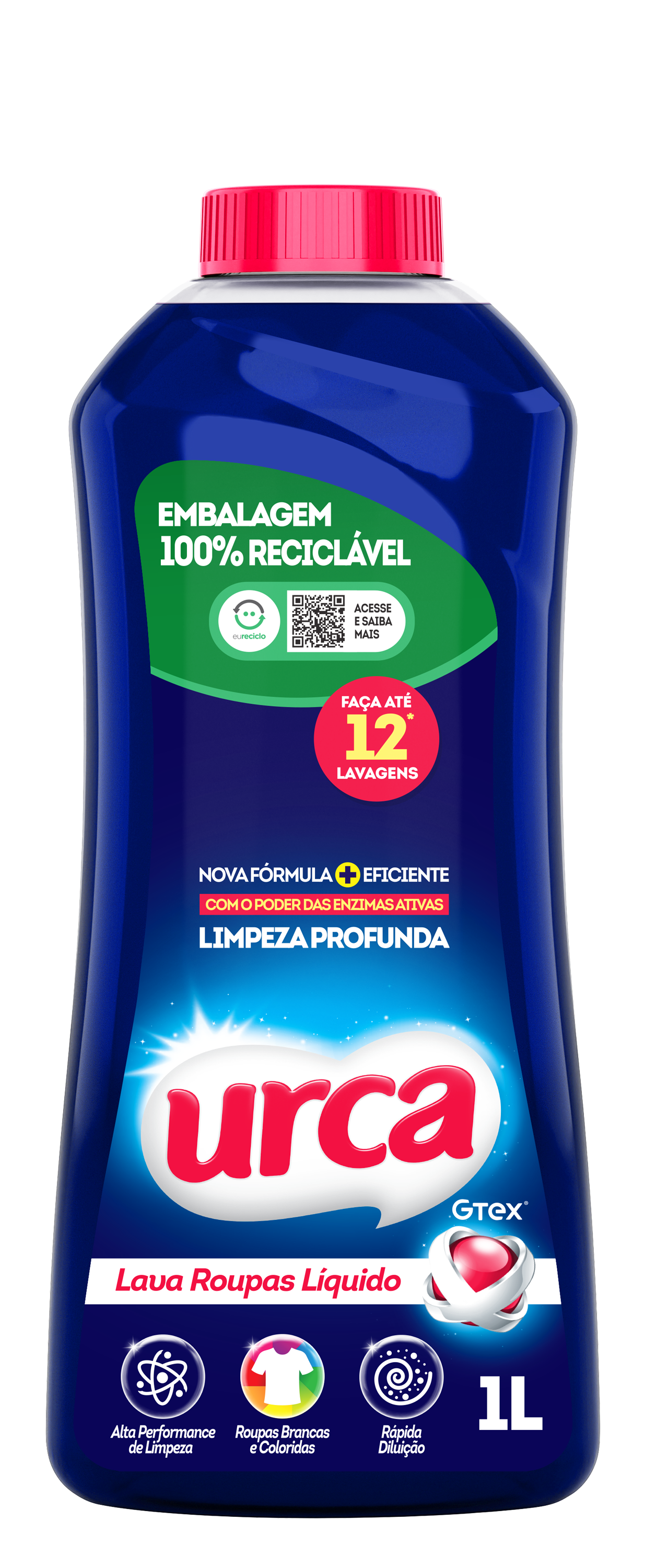 LAVA ROUPAS LÍQUIDO URCA AZUL 1L
