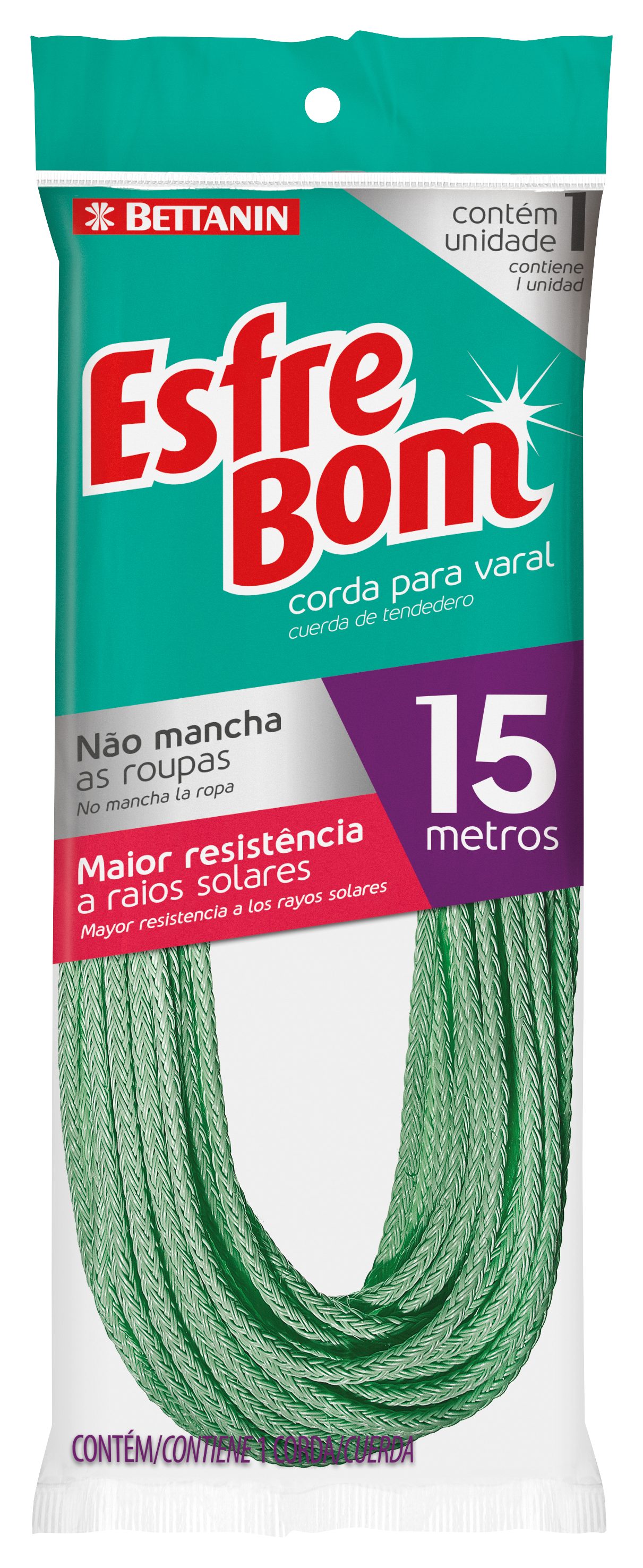 CORDA PARA VARAL ESFREBOM 15M