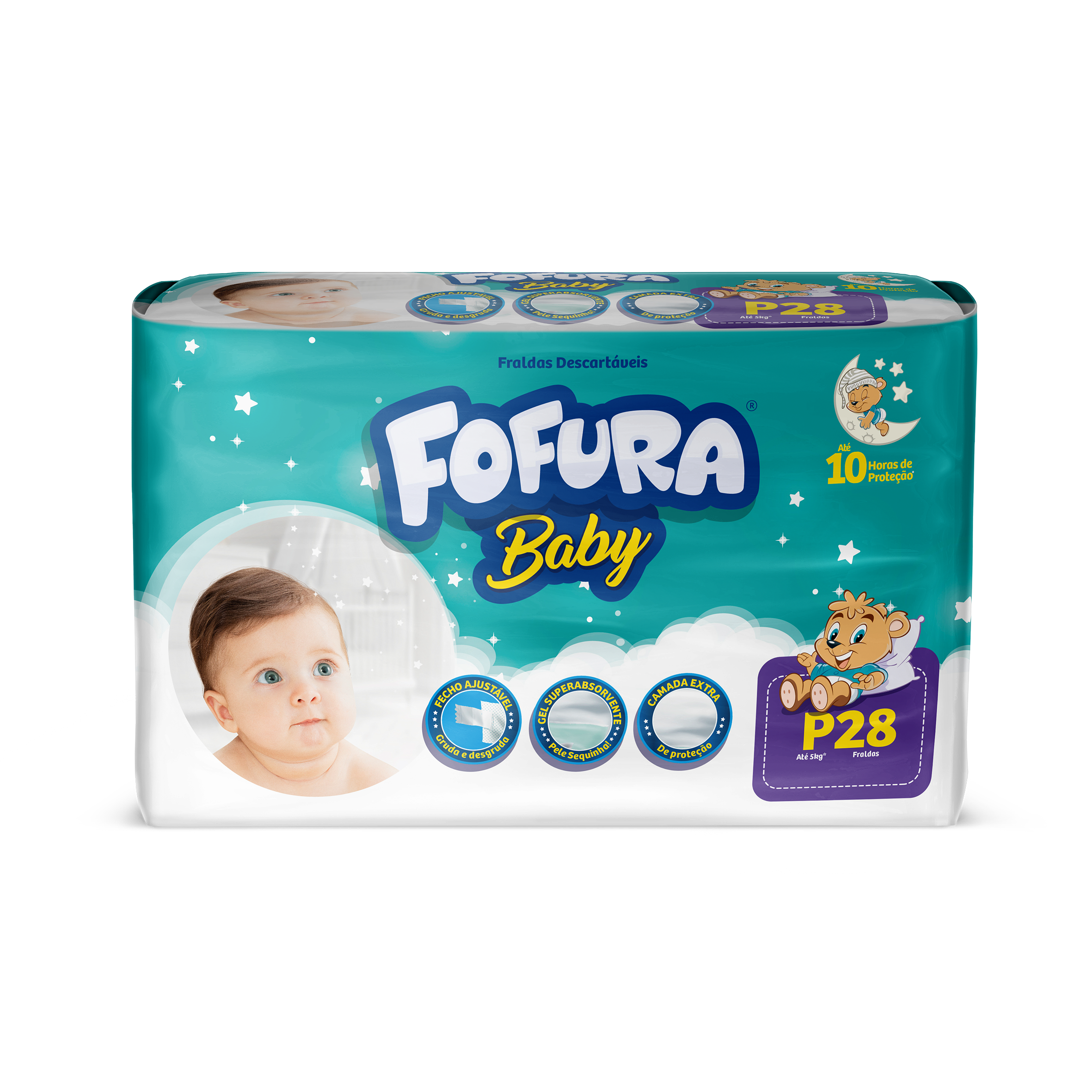 *FRALDA DESC.FOFURA BABY PRATICO P C/28