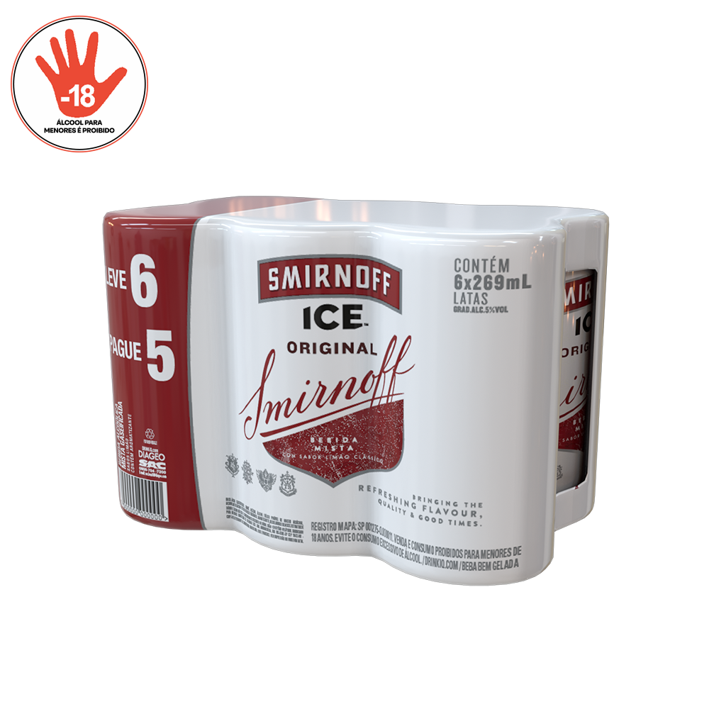 SMIRNOFF ICE ORIGINAL LATA 269ML
