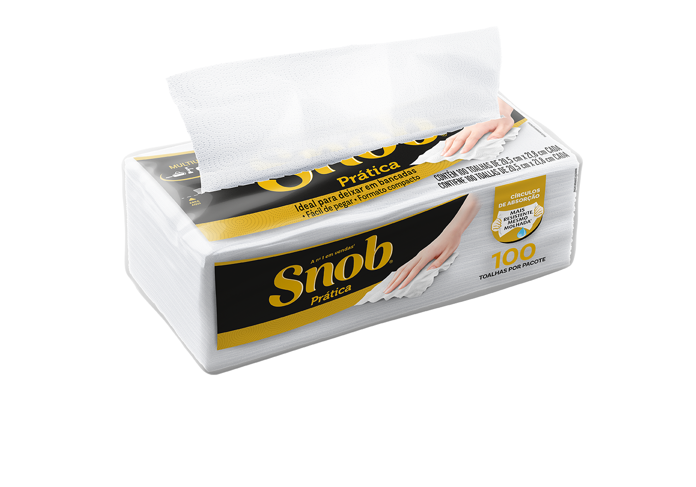 TOALHA SNOB MULTIUSO PRÁTICA FOLHA DUPLA