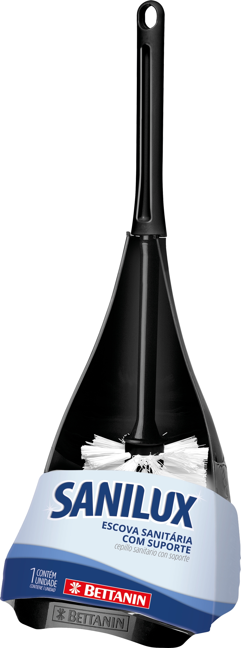 ESCOVA SANITÁRIA SANILUX COM SUPORTE