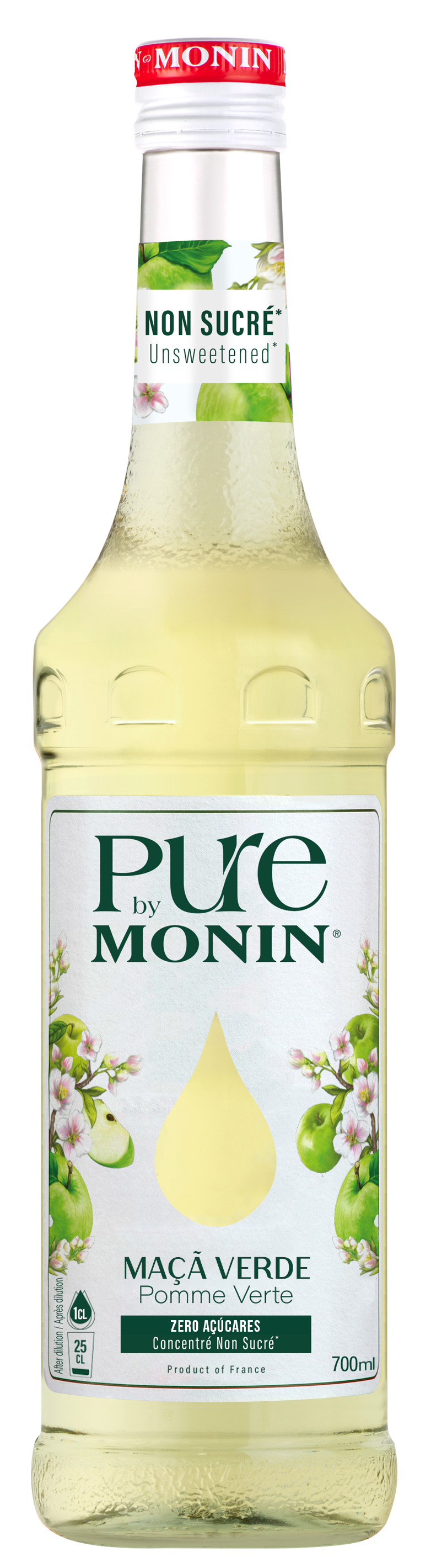 PURE CONCENTRADO MONIN MAÇÃ VERDE 700ML