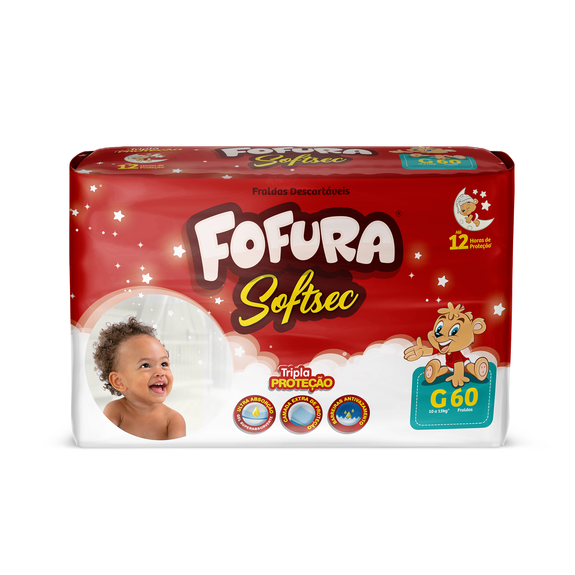 *FRALDA DESC.FOFURA SOFTSEC HIPER G C/60