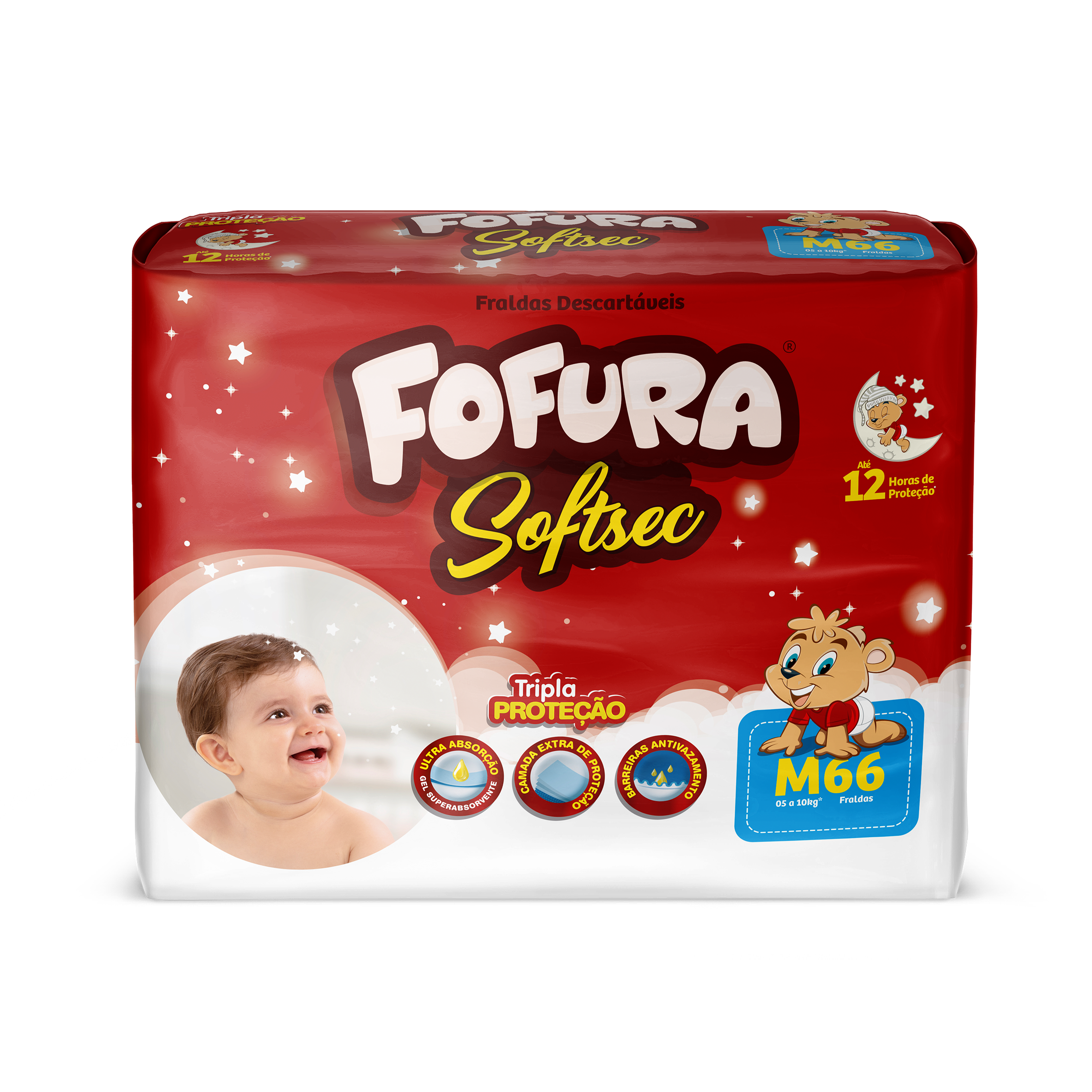 *FRALDA DESC.FOFURA SOFTSEC HIPER M C/66