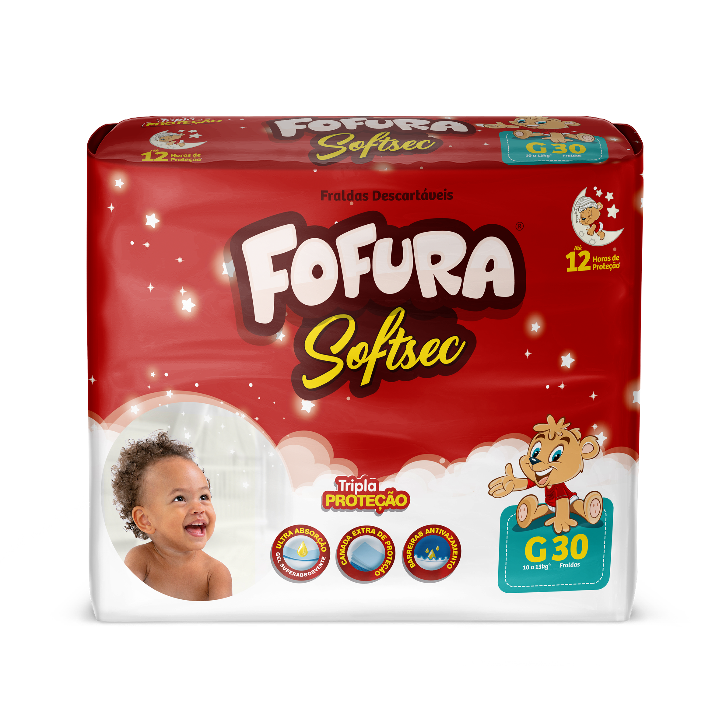 *FRALDA DESC.FOFURA SOFTSEC MEGA G C/30