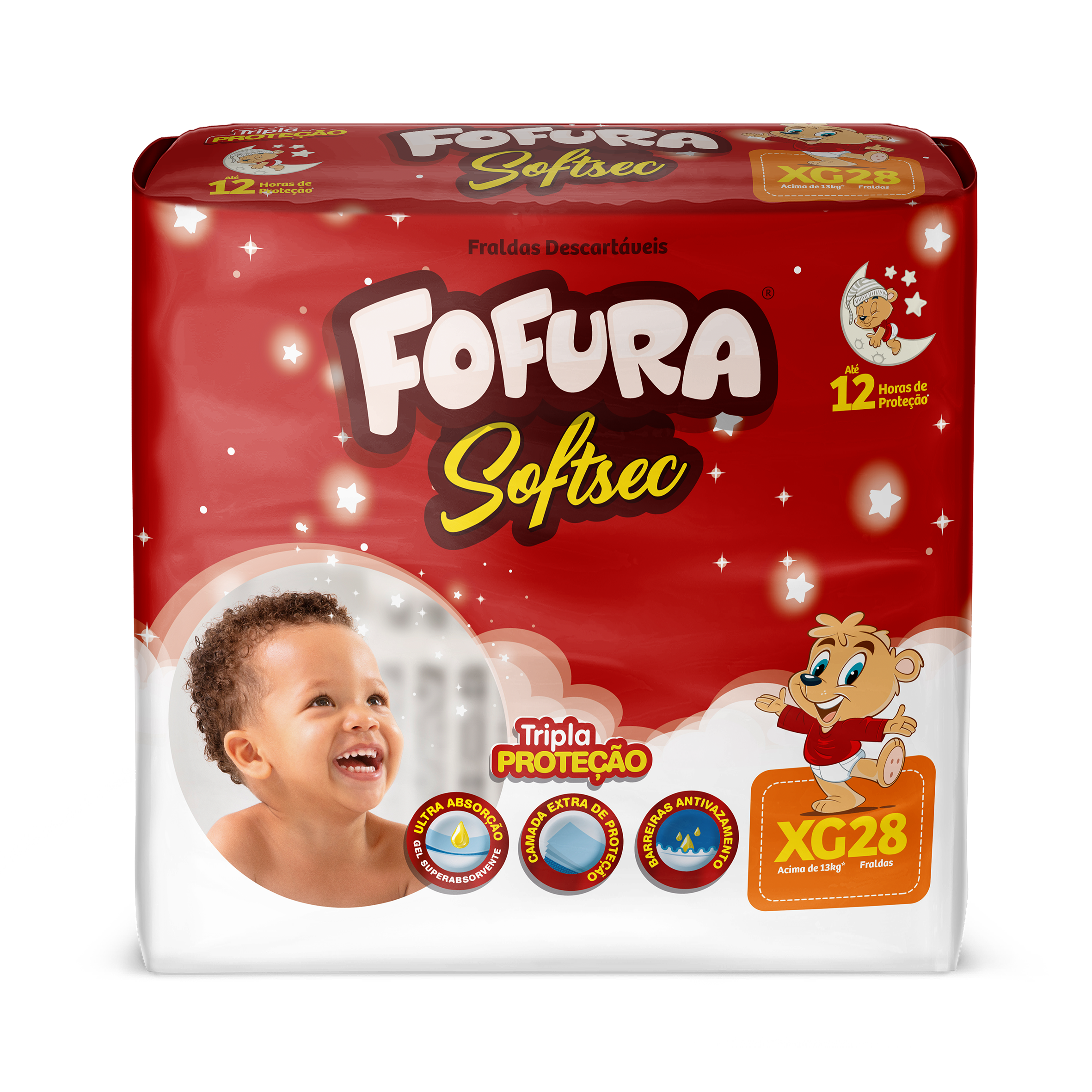 *FRALDA DESC.FOFURA SOFTSEC MEGA XG C/28