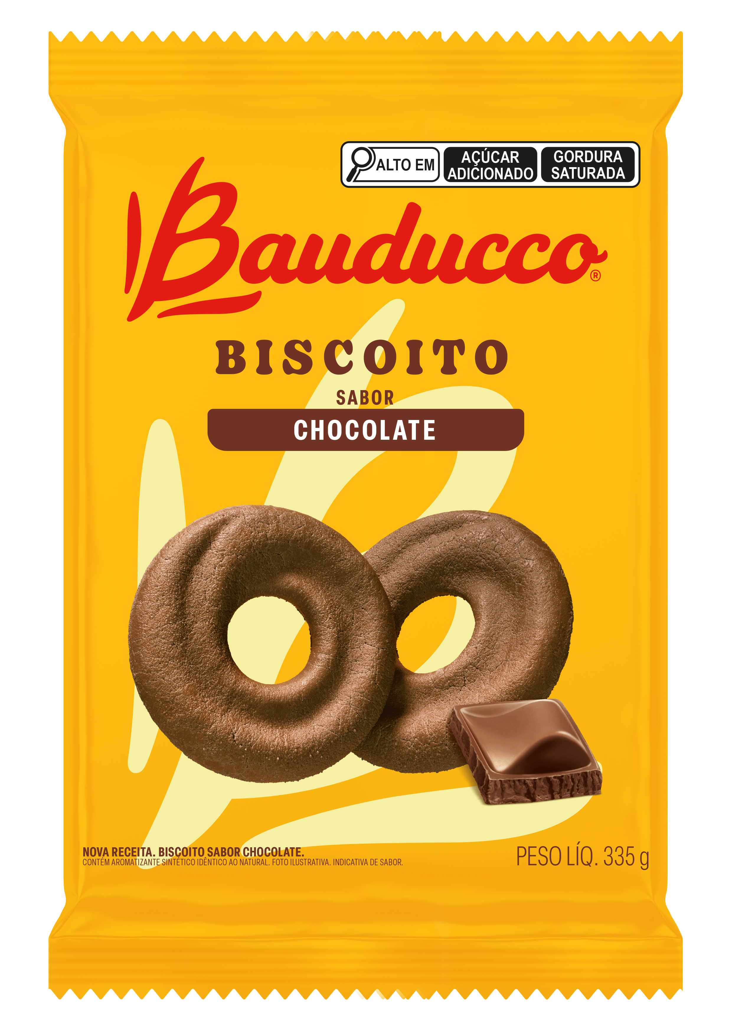 BISCOITO BAUDUCCO CHOCOLATE 335G