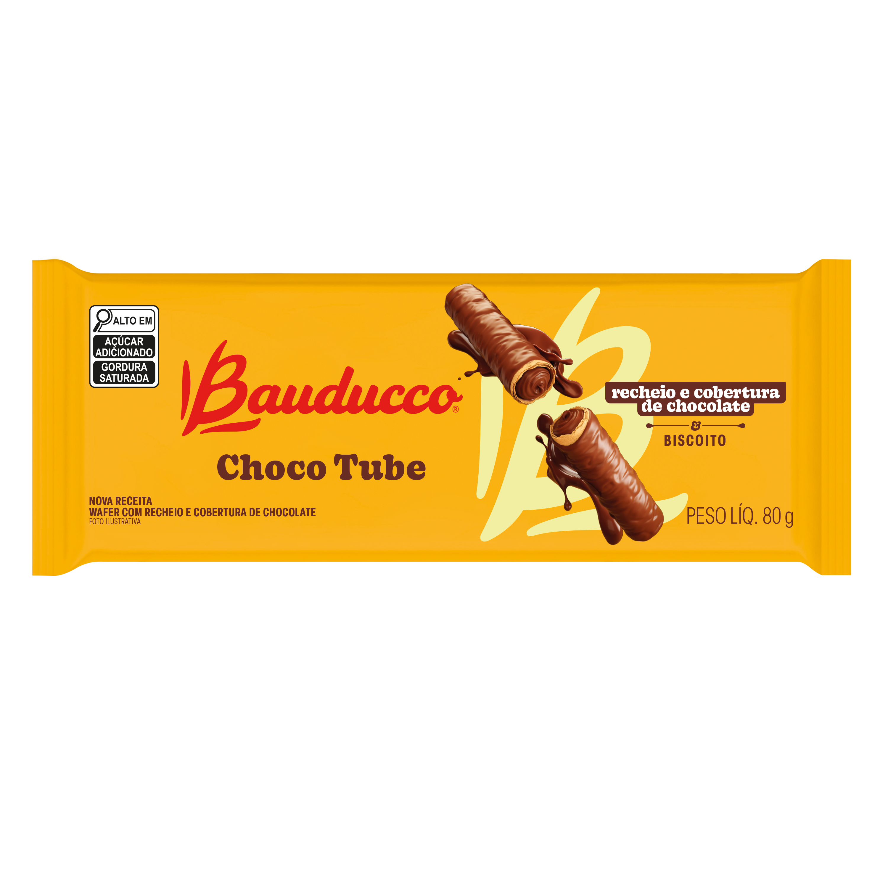 CHOCO TUBE BAUDUCCO 80G
