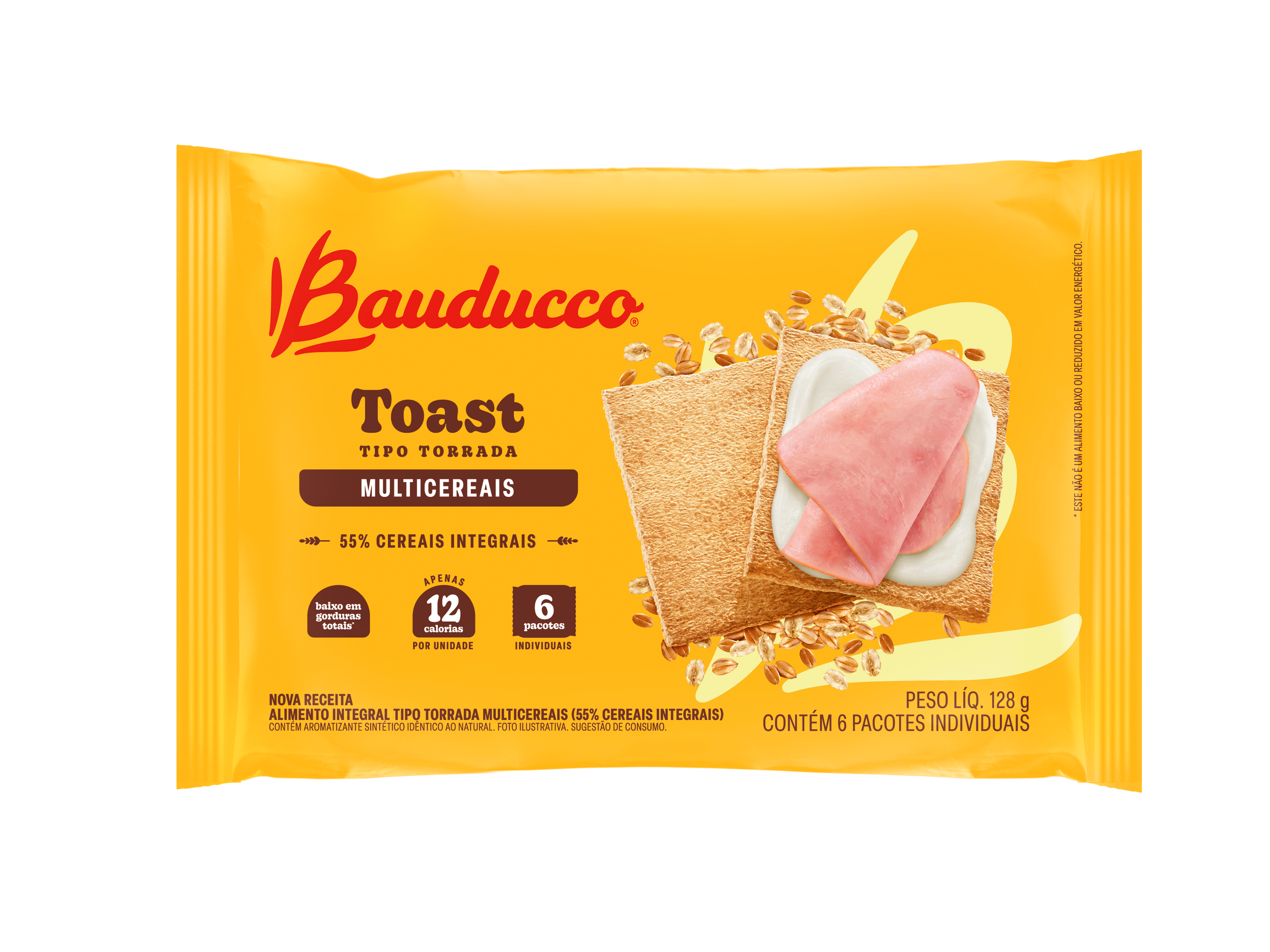 TORRADA TOAST BAUDUCCO MULTICEREAIS 128G