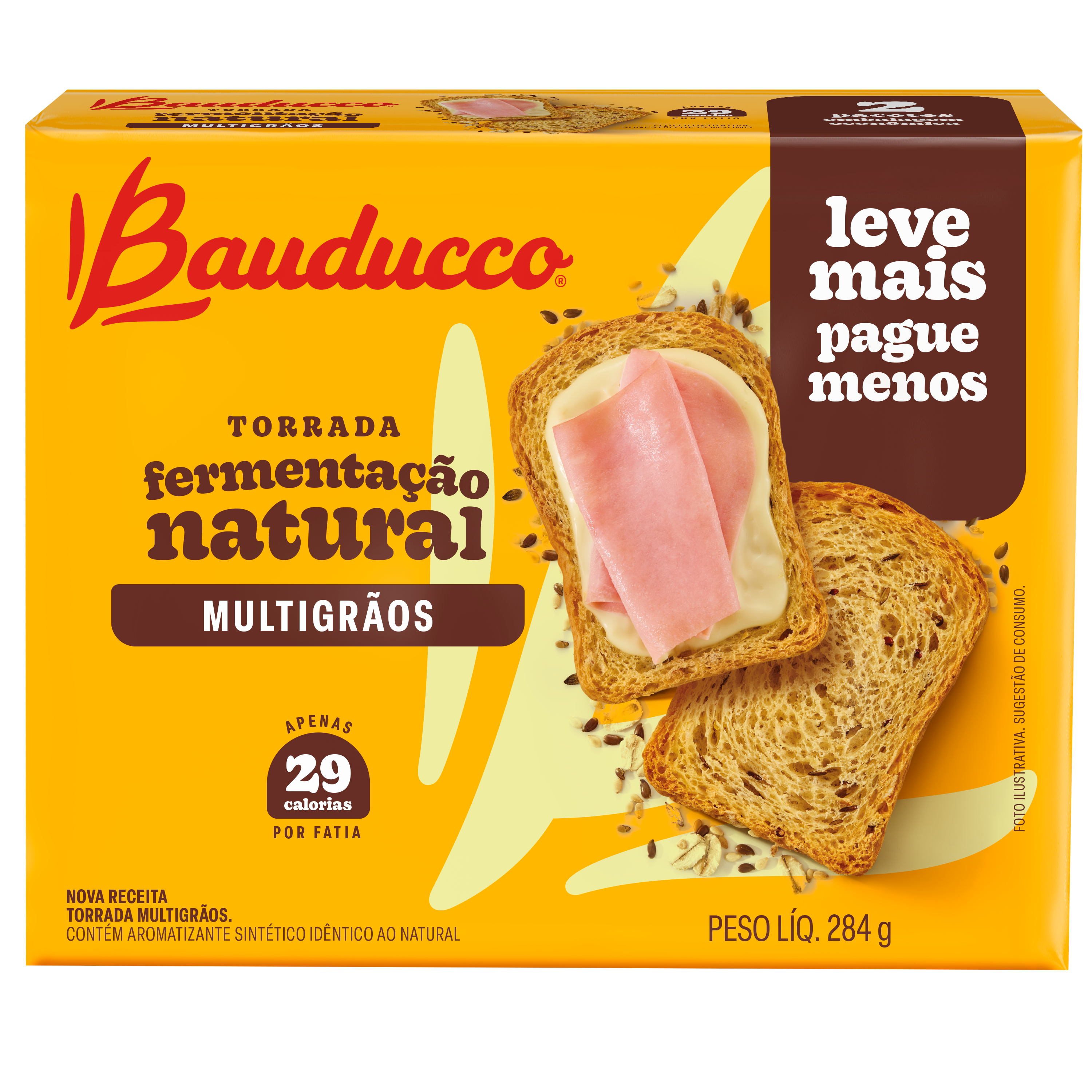 TORRADA BAUDUCCO MULTIGRÃOS 284G