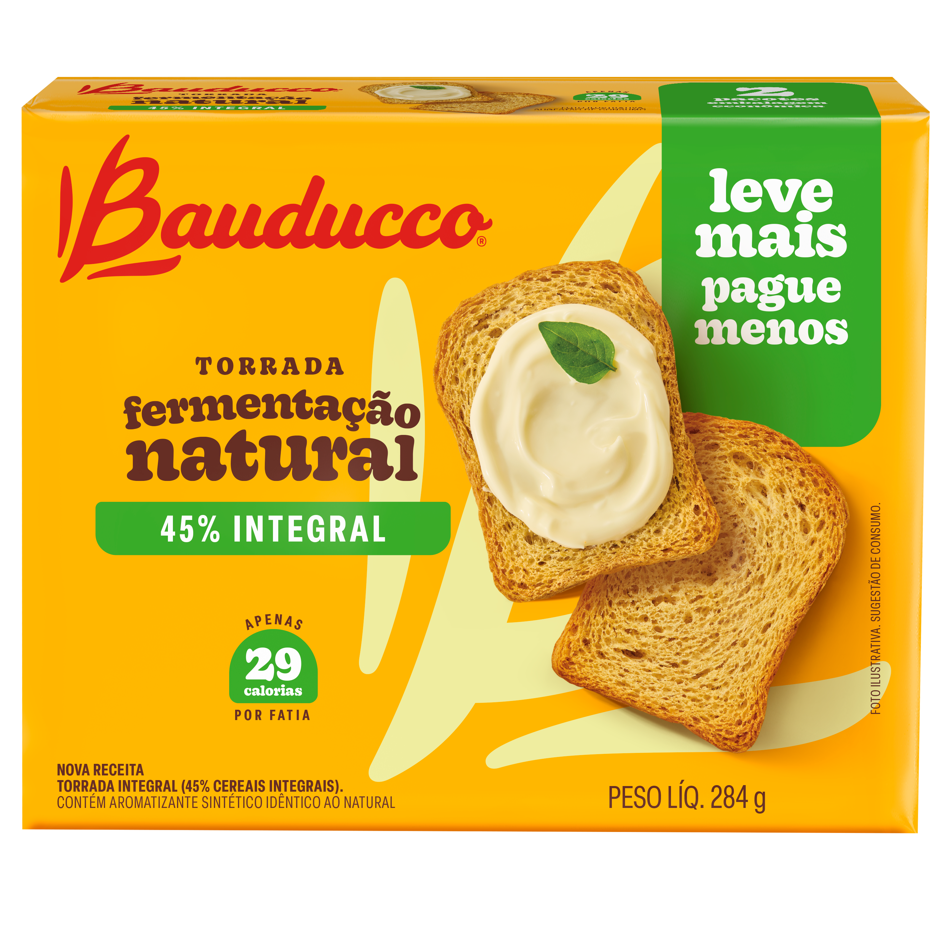 TORRADA BAUDUCCO INTEGRAL 284G