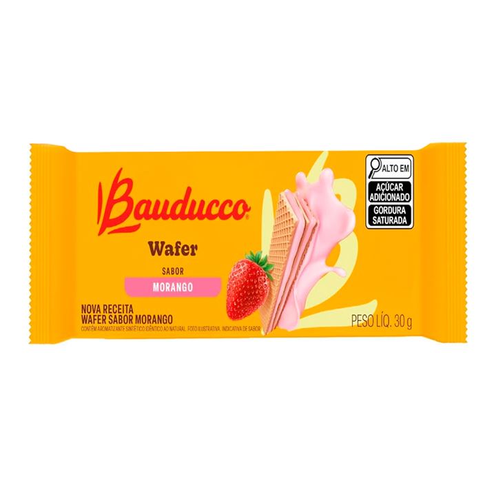 WAFER BAUDUCCO MORANGO 30G