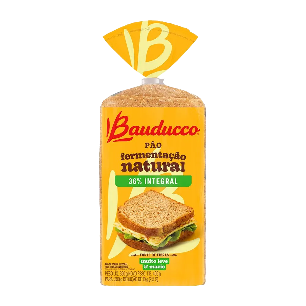 PÃO DE FORMA BAUDUCCO INTEGRAL 390G