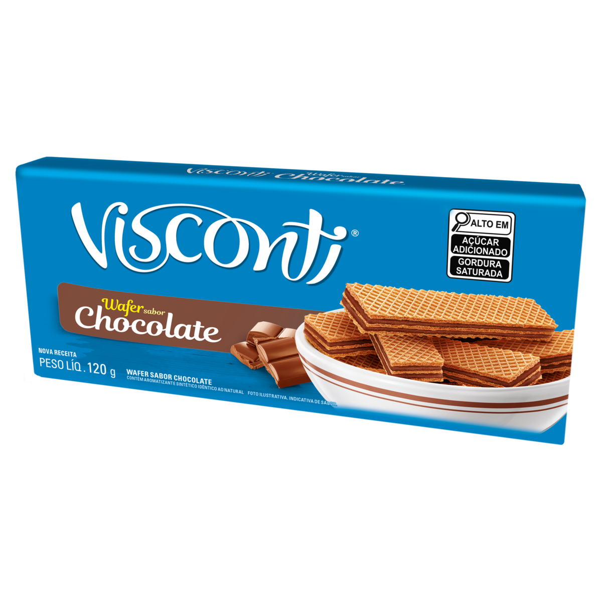 WAFER VISCONTI CHOCOLATE 120G