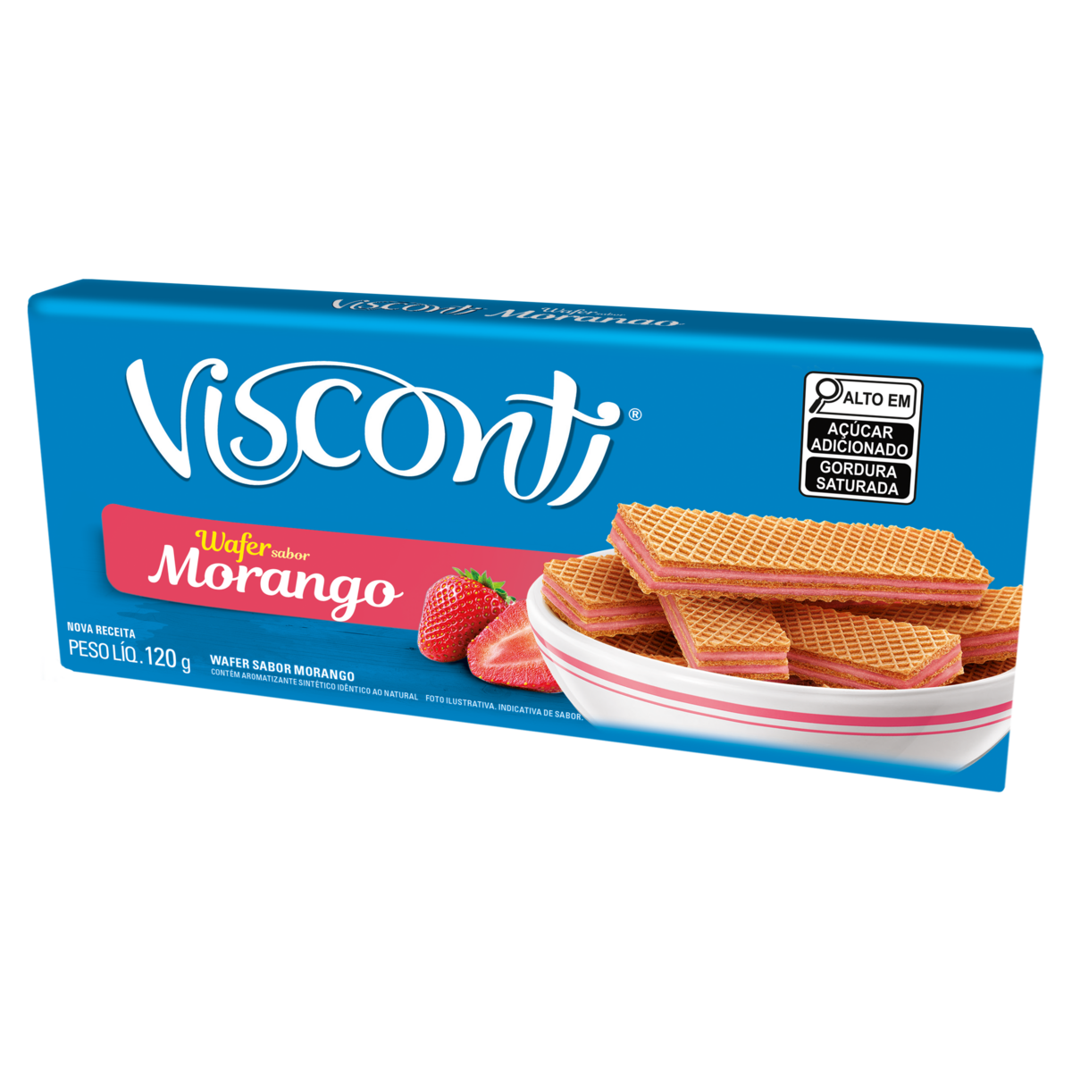 WAFER VISCONTI MORANGO 120G