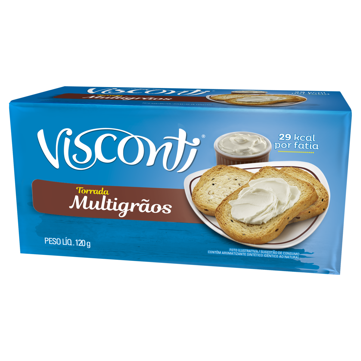 TORRADA VISCONTI MULTIGRAOS 120G