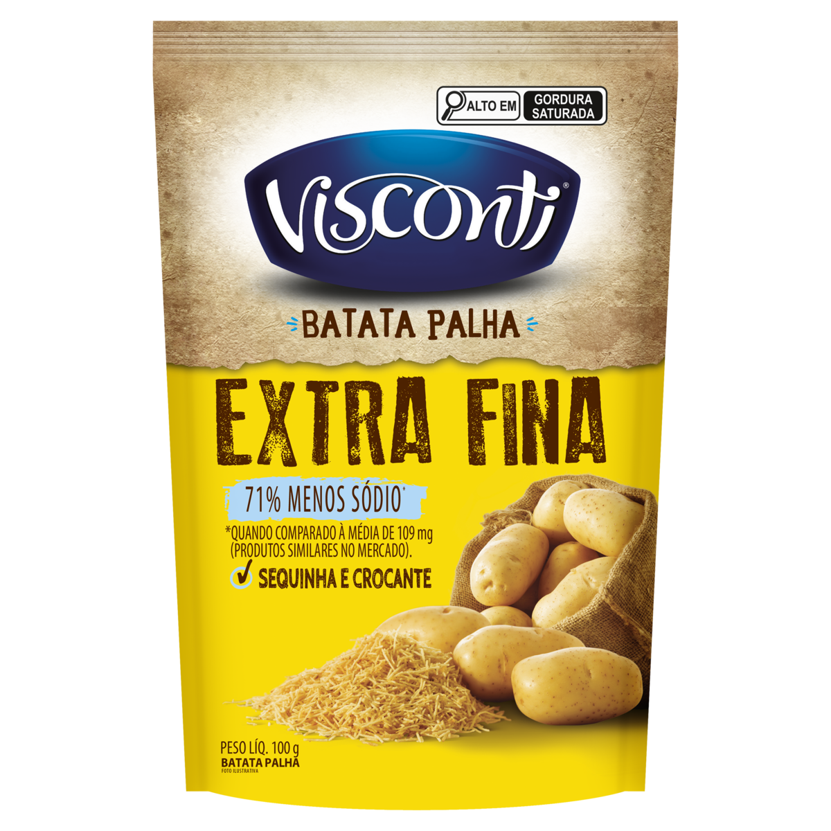 BATATA PALHA VISCONTI EXTRA FINA 100G