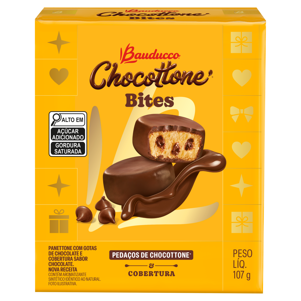 CHOCOTTONE BAUDUCCO BITES 107G