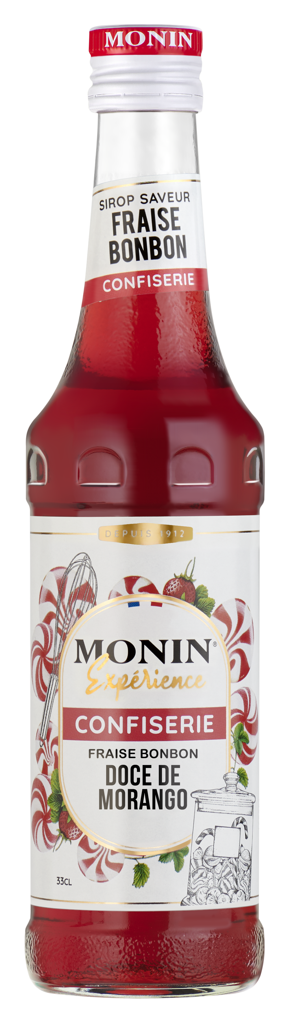 XAROPE MONIN DOCE DE MORANGO 330ML