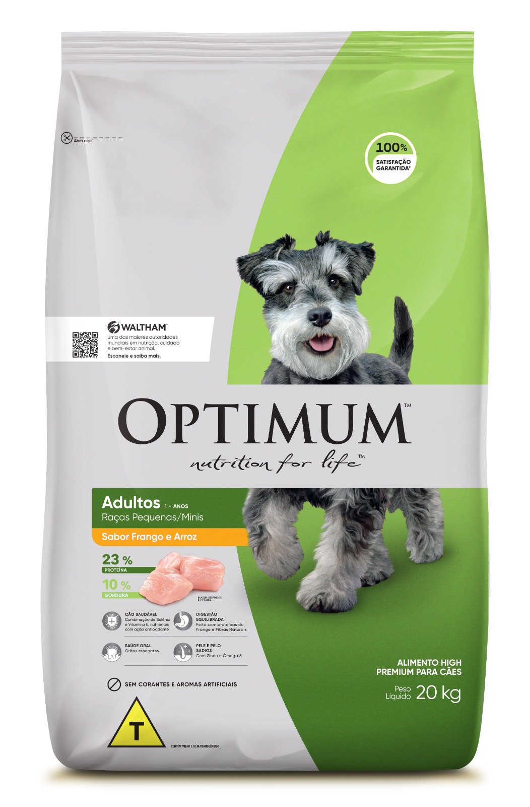 OPTIMUM DOG ADULTO RAÇAS PEQUENAS FRANGO E 20KG